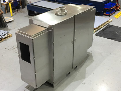 Custom Manufactured Stainless Steel Cabinets