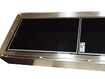 TV monitor enclosures with Ex p system