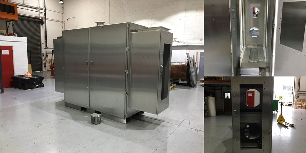 CUSTOM MANUFACTURED STAINLESS STEEL CABINETS
